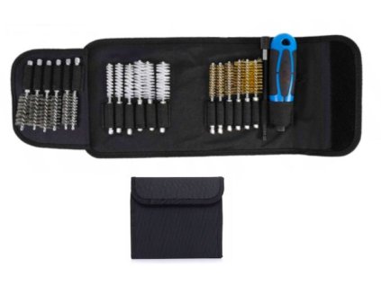 Sada kartáčů na čištění otvorů pro vstřikovače, 20 ks, Kraft&Dele KD10058