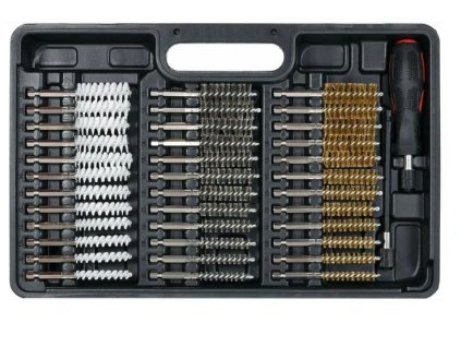 Sada kartáčů na čištění otvorů pro vstřikovače, 38 ks, Kraft&Dele KD10047