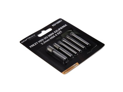Stopkové frézy HSS pro mini brusky, Kraft&Dele KD10057