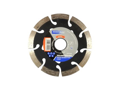 Kotouč řezný diamantový segmentový 125x7x22,23 TURBO, Kraft&Dele KD926