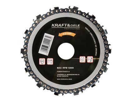 Kotouč řetězový pro křovinořezy 125mm, Kraft&Dele KD1060
