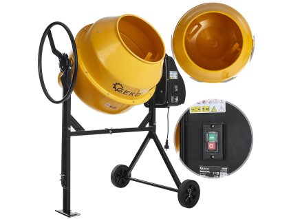 Stavební míchačka 200l, 1000W, Geko G80217
