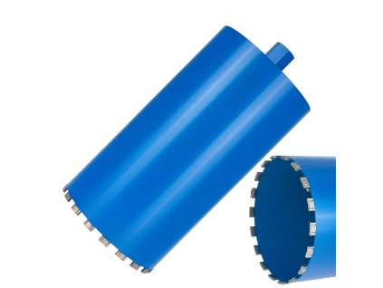 Diamantový korunkový vrták do betonu na sucho i mokro 227x10x450mm 18T 1.1/4", Geko G65222