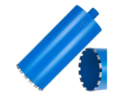 Diamantový korunkový vrták do betonu na sucho i mokro 182x10x450mm 16T 1.1/4", Geko G65220