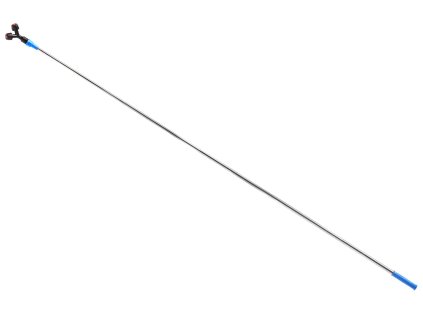 Teleskopická ocelová postřikovací tyč 50–250 cm s dvojitou tryskou pro zádové postřikovače, Geko G73244