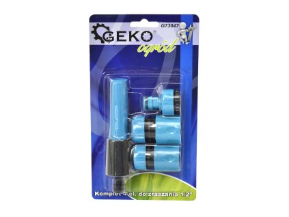 Zavlažovací sada pro postřikovače 3/2", čtyři elementy v blistru, BLUE LINE, Geko G73047