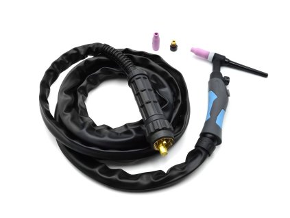 Kompletní TIG hořák WP-26 s příslušenstvím, délka 4 m, připojení EURO, Geko G80096B