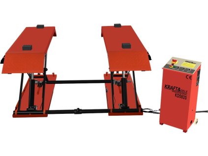 Nůžkový elektro-hydraulický zvedák, 3,5T, 400V, zdvih 120cm, Kraft&Dele KD5821