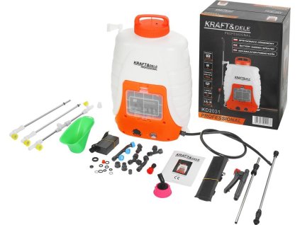 Akumulátorový zahradní postřikovač 18 l, Kraft&Dele KD2031