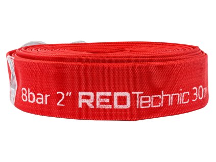 Hasičská hadice se spojkami 2" 30m, RED Technic RTWS0068