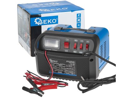 Nabíječka autobaterií s pomocným startem 12/24V 20–380Ah GEKO CB-50, Geko G80015