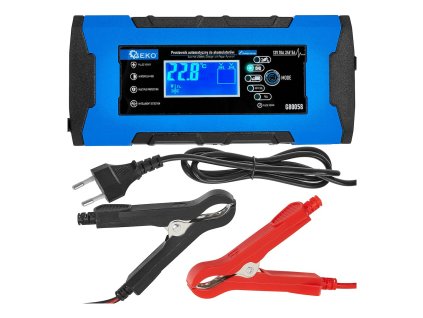 Automatická nabíječka akumulátorů s funkcí opravy 12/24V 10A, Geko G80058