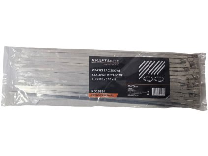 opaski zaciskowe stalowemetalowe 100el kd10864