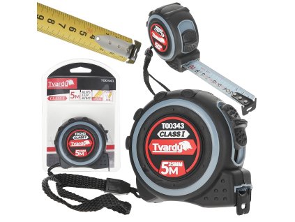 Metr svinovací 5m x 25mm TVARDY, Geko T00343