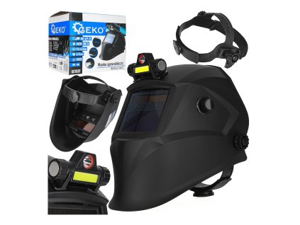Svářečská kukla samostmívací s LED osvětlením, GEKO G01881