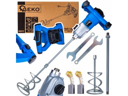 Elektrické míchadlo na barvy a stavební směsi 1600W, Geko G80212