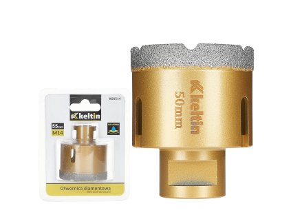 Korunkový diamantový vrták M14, 50 mm, Geko K00513