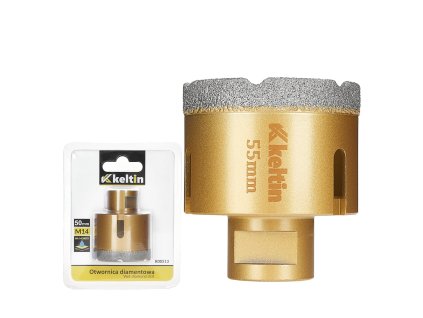 Korunkový diamantový vrták M14, 55 mm, Geko K00514