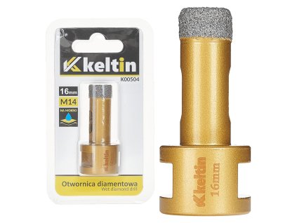 Korunkový diamantový vrták M14, 16 mm, Geko K00504