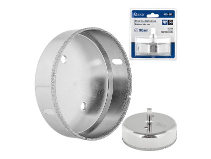 Diamantový korunkový vrták na keramiku 100 mm, Geko G65188