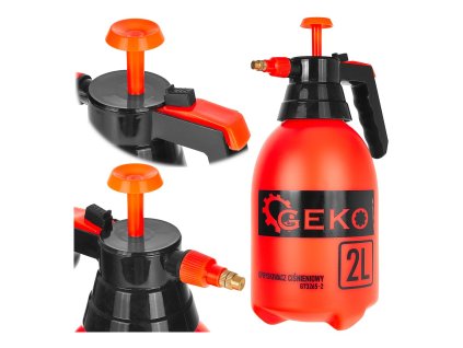Ruční tlakový postřikovač 2 l s regulovanou tryskou, Geko G73265-2