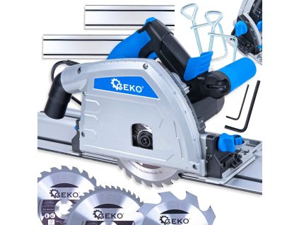 Kotoučová pila na dřevo s vodící lištou 1200W 165mm, Geko G80753