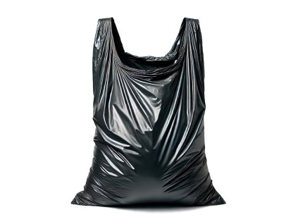 Pytel na odpad 160 l, černý s uchy, 10 ks, Geko G71271