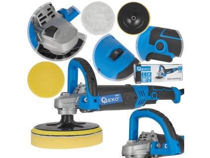 Leštička 180mm 1200W s regulací otáček, Geko G80294