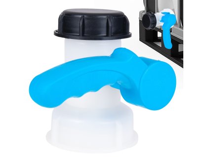 Motýlkový ventil IBC Mauser vnitřní S75x6 / vnější S60x6, Geko G70199