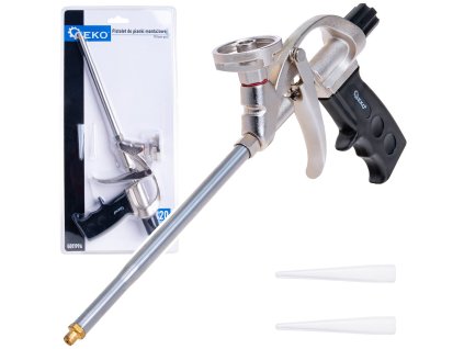 Pistole na montážní pěnu PROFI v blistru, Geko G01199A