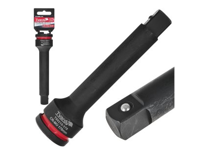 Prodlužovací rázový nástavec 175mm 3/4" CrMo TVARDY, Geko T00215-175