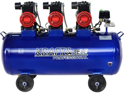 kompresor bezolejowy 100l 6000w 660lmin niebieski kd4094