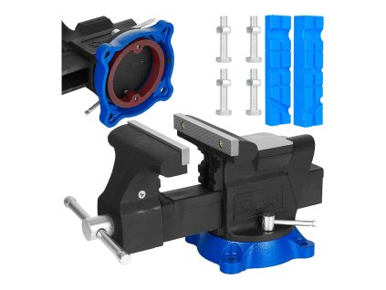 Svěrák otočný 6" 150 mm HEAVY DUTY, Geko G02307