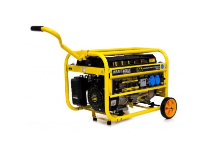 Benzínová elektrocentrála s AVR 5,2kW 7HP, 3500W, Kraft&Dele KD125 (2)