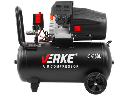 Olejový kompresor dvoupístový 50L ZV-0,36/8 3HP 230V, Verke V81105