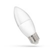 LED žárovka svíce E 27 230V 1W teplá bílá, SPECTRUM WOJ14454