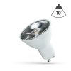 LED žárovka GU10 230V 6W teplá bílá s čočkou, SPECTRUM WOJ14103