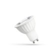 LED žárovka GU10 230V 4W teplá bílá s čočkou, SPECTRUM WOJ14089