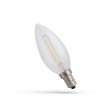 LED žárovka svíce E 14 230V 1W COG teplá bílá 1800K, SPECTRUM WOJ14648