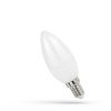 LED žárovka svíce E 14 230V 1W COG teplá bílá MILKY, SPECTRUM WOJ14577