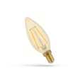LED žárovka svíce E 14 230V 2W COG teplá bílá RETROSHINE, SPECTRUM WOJ14070