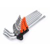 Sada TORX klíčů s otvorem, 9ks, Kraft&Dele KD11933