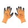Pracovní rukavice vel.9 oranžové, Geko G75012