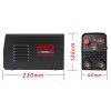 Invertorová svářečka LCD MMA 315A IGBT, RED TECHNIC RTSI0048 14