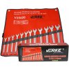 Sada očkoplochých klíčů 8-19mm, 12ks, Verke V35420