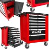 Dílenský vozík na nářadí 7+1 šuplíků RED, Verke V33101 1