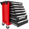 Dílenský vozík na nářadí 7+1 šuplíků RED, Verke V33101 2