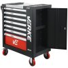 Dílenský vozík s nářadím 298ks EVA RED, Verke V33110