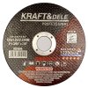 Řezný kotouč na ocel 125x1.2x22,23mm, 25ks, Kraft&Dele KD1994