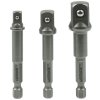 Sada adaptérů, redukcí 3ks, 1/4", 3/8", 1/2", Verke V39209